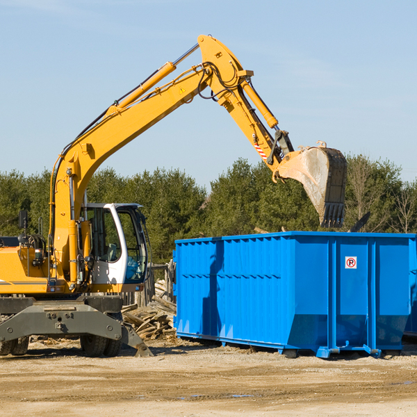 can i choose the location where the residential dumpster will be placed in Fairview Village Pennsylvania